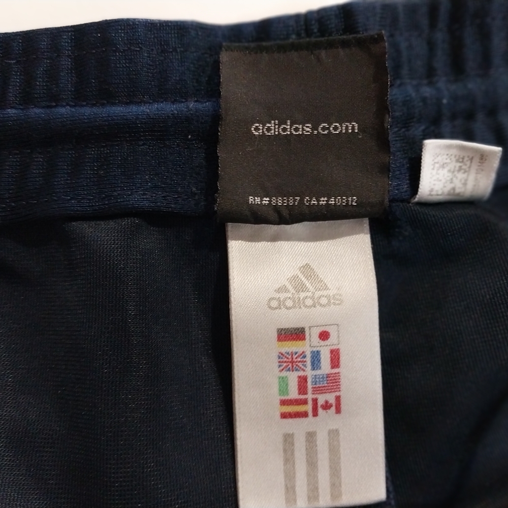 Adidas Men's Vintage Size XL  Navy Blue Athletic Shorts - Picture 8 of 13